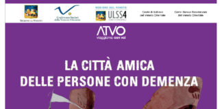 “Città amica delle persone con demenza”: oltre 20 iniziative nel Veneto Orientale Città amica delle persone con demenza, la locandina 2024