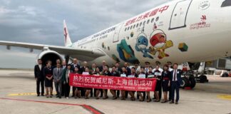 Inaugurato il primo volo diretto Venezia-Shanghai