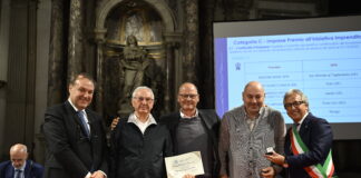 Falegnameria Paludetto premiata a Venezia nella Scuola Grande di San Giovanni Evangelista VENEZIA 14/10/24 - 5a Edizione premiazioni del lavoro del progressoeconomico e dell'innovazione. Scuola grande di San Giovanni Evangelista.