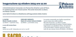 S. Lucia di Piave, in arrivo a Palazzo Ancilotto le mostre d’arte “Cercare l’infinito” e “Il Sacro”