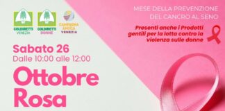 Ottobre Rosa: al Mercato Agricolo Coperto a Mestre Coldiretti Venezia propone “1 kg di salute” 1 kg di salute, la locandina