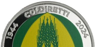Una moneta celebrativa dedicata a Coldiretti La moneta celebrativa di Coldiretti