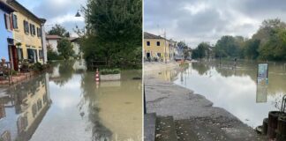 Fiumi in piena e allagamenti nella Marca, esonda il Sile a Casale