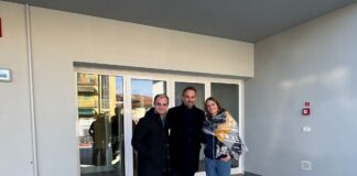 Attiva da venerdì la nuova comunità alloggio nella sede dell’ex macello Marinese di Nova Facility, il Sindaco Conte e l'Assessore Tessarolo di fonte alla nuova comunità alloggio all'ex macello di Treviso