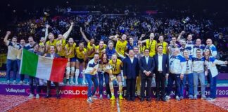 Tianjin-Conegliano 0-3. Terzo successo iridato Tianjin-Conegliano