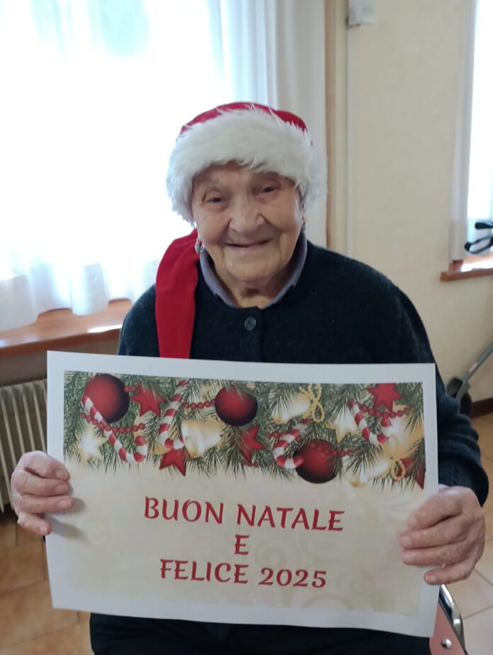 La signora Santina Riccitelli La signora Santina Riccitelli