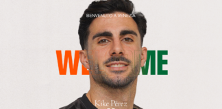 Kike Pérez al Venezia FC Kike Pérez