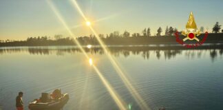 Spresiano, ricerca di un’auto nel lago Le Bandie Lago Le Bandie a Spresiano, le ricerche di un'auto