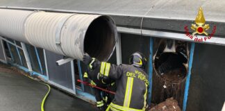 Roncade, principio d’incendio in un impianto di polveri di aspirazione Roncade, principio d'incendio in un impianto di polveri di aspirazione