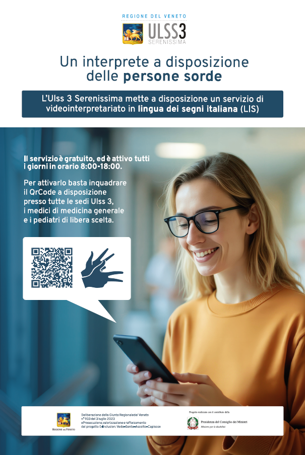 Linguaggio dei Segni all'Ulss3 Serenissima, la campagna di lancio Linguaggio dei Segni all'Ulss3 Serenissima, la campagna di lancio