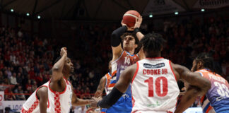 Pistoia-Treviso 84-90 Bruno Mascolo Pistoia - Treviso Legabasket SerieA Unipol 2024/2025 Giornata 18 Pistoia 02/02/2025 Foto: Stefano D'Errico / Ciamillo-Castoria