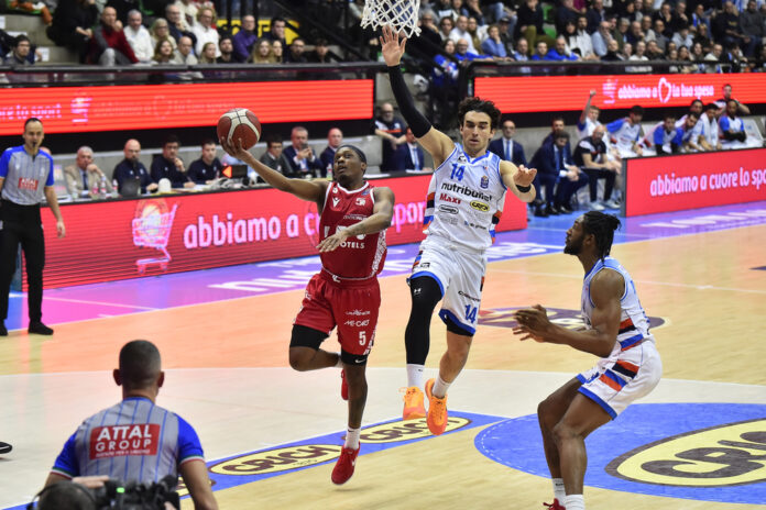 Nutribullet Treviso Basket - Unahotels Pallacanestro Reggiana Reggio Emilia Cassius Winston Nutribullet Treviso Basket - Unahotels Pallacanestro Reggiana Reggio Emilia Lega Basket Serie A 2024/2025 Treviso, 09/02/2025 Foto L. Comuzzo/Ag. Ciamillo Castoria