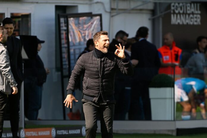 Mister Eusebio Di Francesco in Venezia-Napoli - foto Andrea Pattaro@Vision