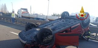 Mestre, incidente in tangenziale: ferita una donna Mestre, incidente in tangenziale