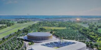 Bosco dello Sport, presentato il progetto del nuovo stadio di Venezia Nuovo Stadio di Venezia nel Bosco dello Sport