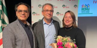 Sanità pubblica: siglato il nuovo contratto 2022-2024. Aumenti in busta paga per gli 8.000 dipendenti della Ulss 2 Marca Trevigiana Congresso FP, la segreteria della Cisl Fp Belluno Treviso composta da Mario De Boni, Elena Commazzetto ed Ettore Zingales