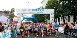 Corritreviso incorona Selvarolo ed Epis Corritreviso, La partenza della gara open (foto VETTORATO)