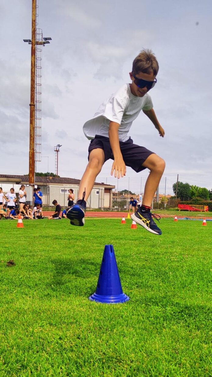 Giovane atleta all'Educamp Coni