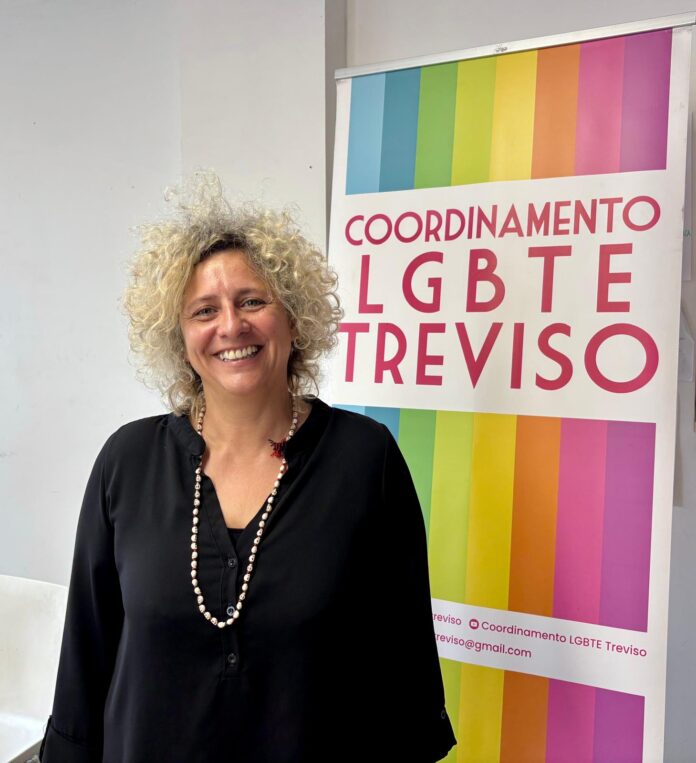 La presidente del Coordinamento LGBTE Treviso, Michela Nieri La presidente del Coordinamento LGBTE Treviso, Michela Nieri