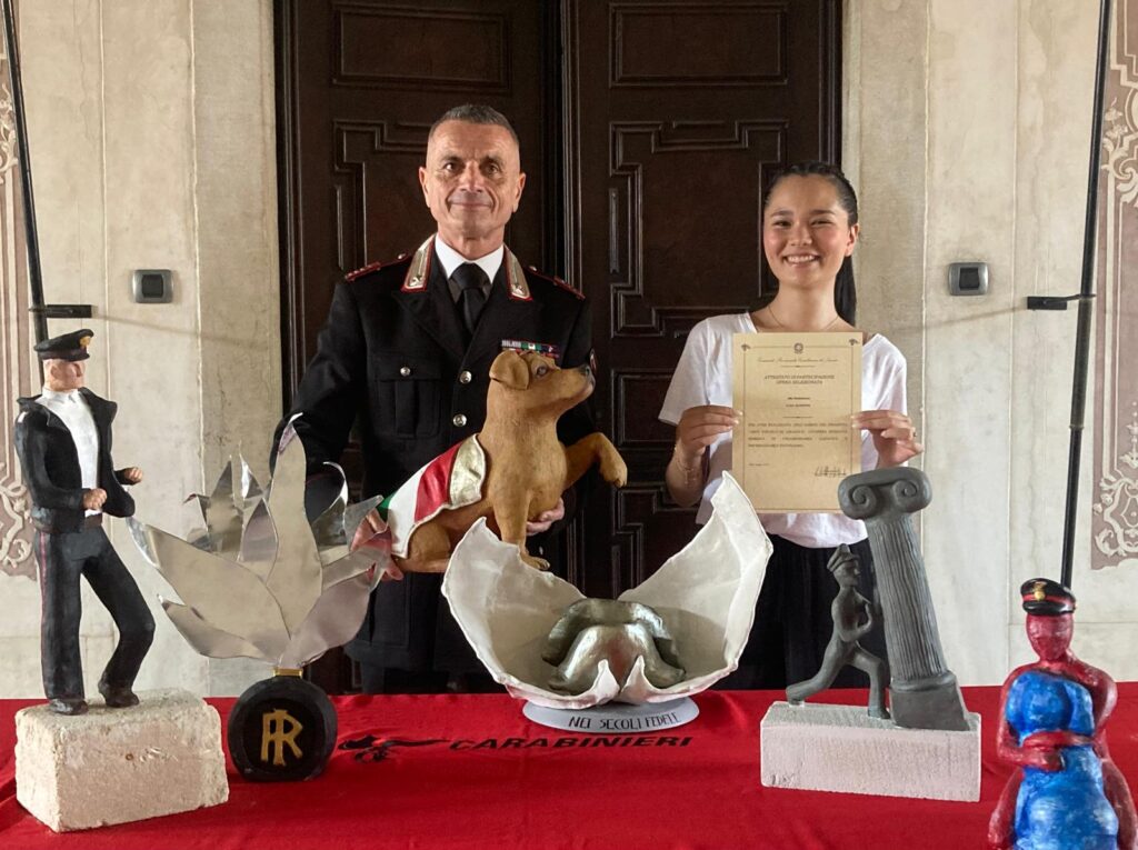 Liceo Artistico di Treviso dona opere d’arte all’Arma dei Carabinieri nell’ambito del progetto “L’arte veicolo di legalità”