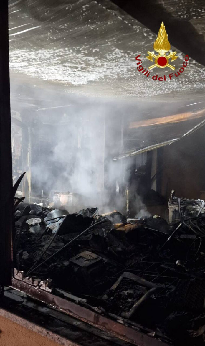 Cappella Maggiore, a fuoco un appartamento Cappella Maggiore, a fuoco un appartamento