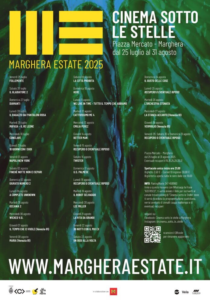 Marghera Estate 2025-Cinema Sotto le Stelle Marghera Estate 2025-Cinema Sotto le Stelle