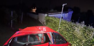 Finisce in un fossato con l’auto: 24enne ricoverato in prognosi riservata per trauma cranico San Polo di Piave, l'auto finita in un fossato