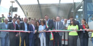 Inaugurata la nuova fermata ferroviaria ‘Venezia Mestre Olimpia’ Taglio del nastro fermata Venezia Mestre Olimpia