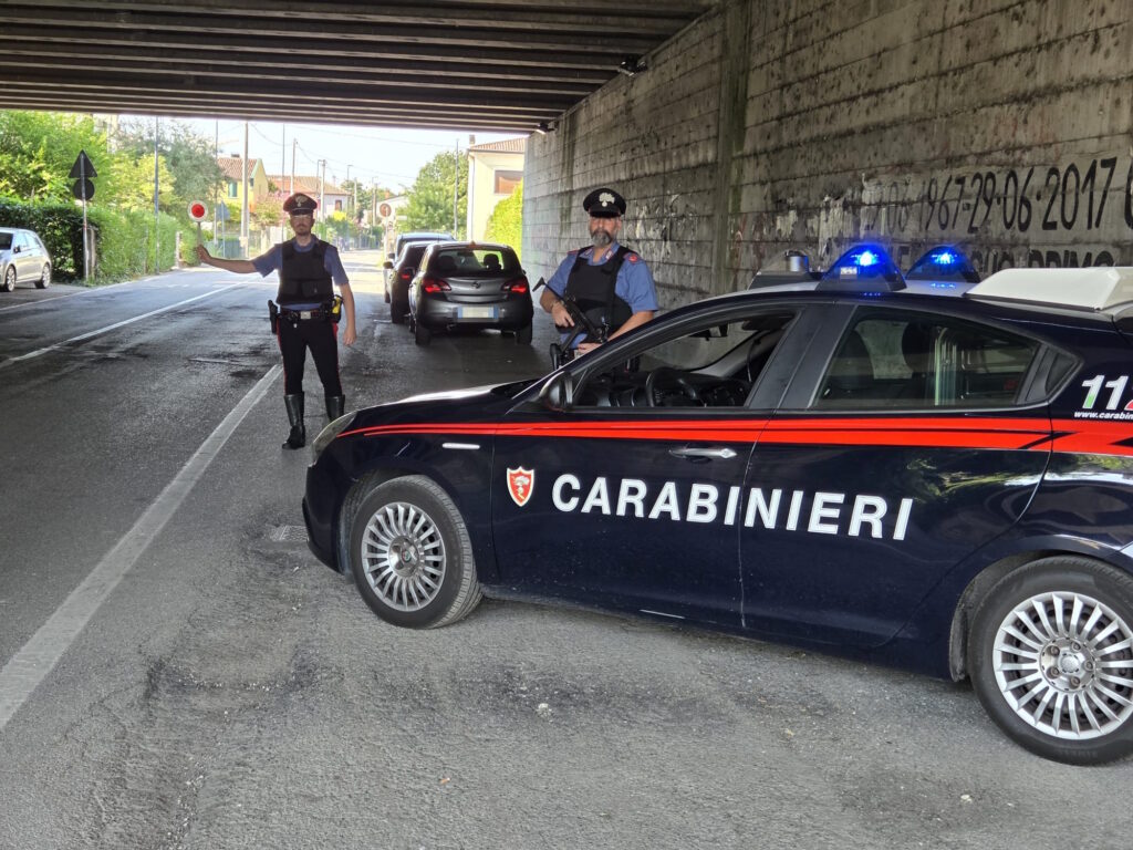 Controlli dei Carabinieri di Treviso - foto di repertorio