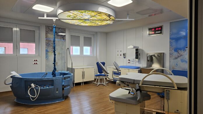 Ospedale di Chioggia, il blocco parto del nuovo reparto di Ostetricia e Ginecologia Ospedale di Chioggia, il blocco parto del nuovo reparto di Ostetricia e Ginecologia
