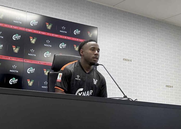 John Yeboah post Venezia FC-Mantova John Yeboah post Venezia FC-Mantova