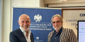 Boscolo Moretto nuovo presidente del SIB (balneari) di Venezia e Rovigo A sinistra Boscolo Moretto e a destra Braida