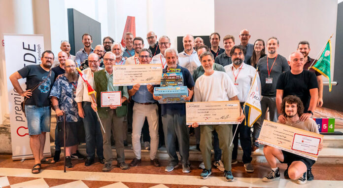 I vincitori del Premio Archimede 2023 - foto dal sito web StudioGiochi I vincitori del Premio Archimede 2023 - foto dal sito web StudioGiochi