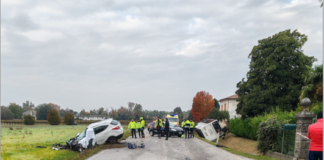Schianto frontale autobus ATVO-automobile, muore 85enne Scontro frontale autobus ATVO-automobile