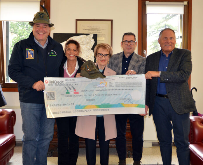 La donazione degli Alpini per Dopo di noi La donazione degli Alpini per Dopo di noi