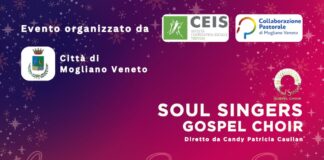 A Mogliano concerto di Natale gospel per i 40 anni della comunità di Campocroce del CEIS di Treviso Concerto gospel per celebrare al tempo stesso l’imminente arrivo del Natale e i 40 anni di fondazione della comunità terapeutica di Campocroce