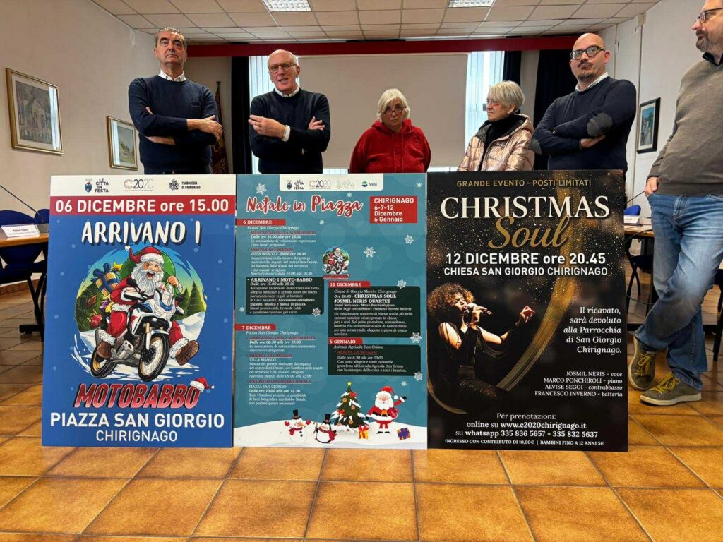 Natale a Chirignago, la presentazione delle iniziative