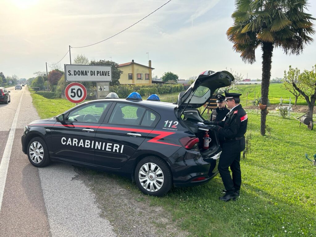 I Carabinieri di San Donà di Piave in azione
