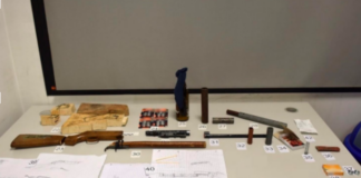 15enne arrestato per istigazione a delinquere aggravata, auto-addestramento ed addestramento con finalità di terrorismo. Le armi sequestrate al 15enne arrestato