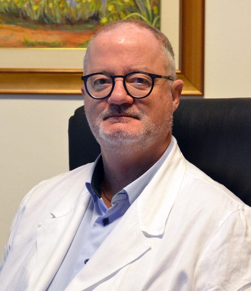 Il Dottor Fabio Ferrarese, primario della Radioterapia dell'Ospedale Ca' Foncello