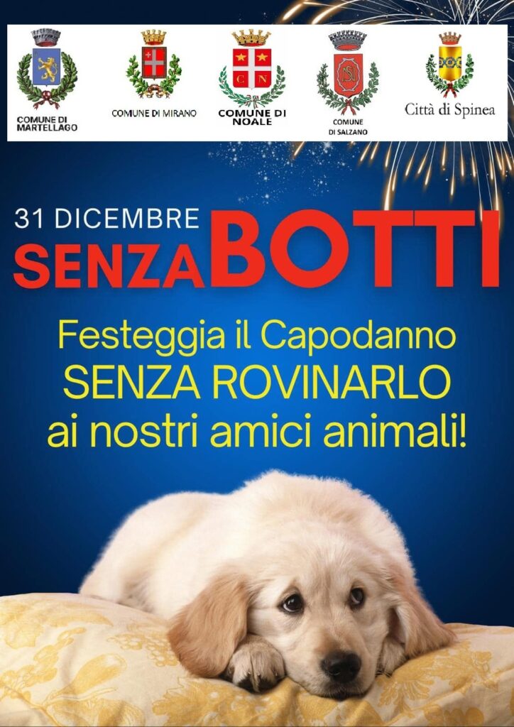 Appello dei Sindaci del Miranese per un Capodanno consapevole