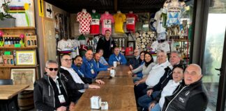 Coppi e Bartali: visita al Tempio del Ciclista e al Birrificio S.Gabriel prima della tappa veneta ciclismo, Coppi e Bartali, Tempio del Ciclista, Ponte di Piave, Valdobbiadene, Birrificio San Gabriel, Giro-E, ciclismo italiano