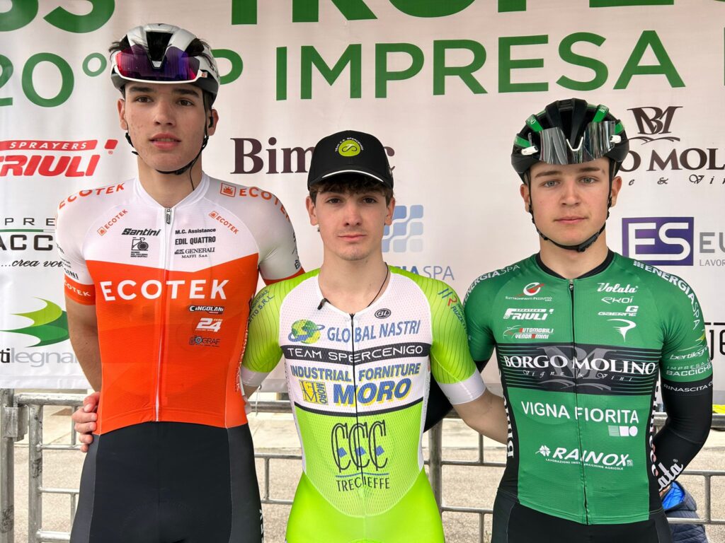 Gp Rinascita Ormelle, ciclismo, Roncadelle, Industrial Forniture Moro, Jacopo Vendramin, Riccardo Roman, Brandon Fedrizzi, ciclismo giovanile, gare ciclistiche, Borgo Molino
