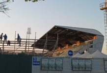 Benetton Rugby: lavori in corso allo Stadio Monigo per le sfide europee Benetton Rugby, Treviso, Stadio Monigo, rugby europeo, Challenge Cup, United Rugby Championship, sport
