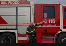 Berlese in pensione dopo 35 anni nei Vigili del Fuoco di Treviso Paolo Berlese, Vigili del Fuoco, Treviso