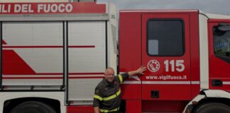Berlese in pensione dopo 35 anni nei Vigili del Fuoco di Treviso Paolo Berlese, Vigili del Fuoco, Treviso