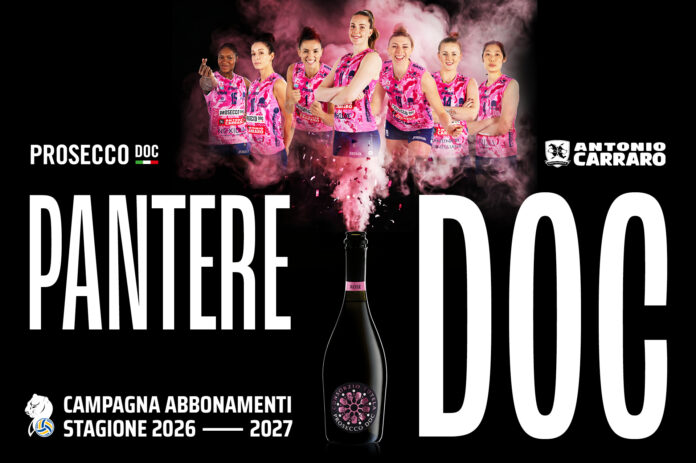 Pantere DOC, la Campagna Abbonamenti dell'Imoco Volley 2026/27 Pantere DOC, la Campagna Abbonamenti dell'Imoco Volley 2026/27