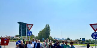Rotatoria tra Pieve del Grappa e Fonte, inaugurata la nuova rotatoria Pieve del Grappa, Fonte, Viabilità