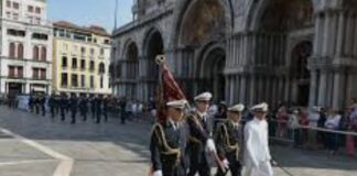 Piazza San Marco celebra gli 80 anni della Repubblica Italiana Festa della Repubblica, Venezia, Sergio Mattarella