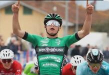 Fedrizzi vince l’ultima tappa del Giro del Friuli e conquista la maglia a punti Brandon Fedrizzi, Giro del Friuli, Ciclismo Juniores